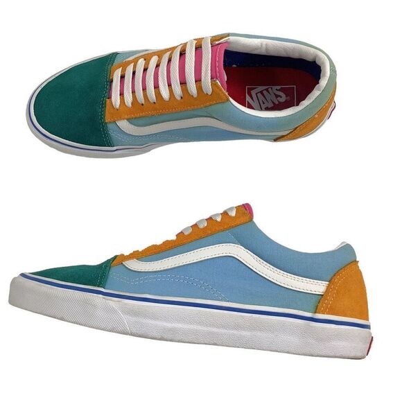 VANS Old Skool Colorblock Muliti Men’s Size 10/Women’s Size 11.5 - Picture 3 of 9